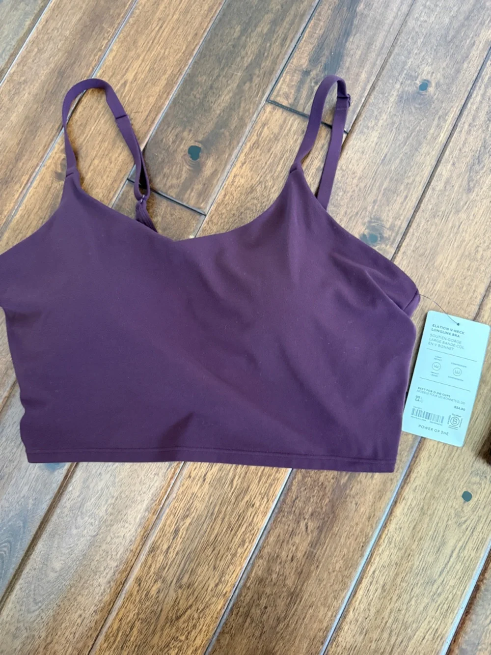 Athleta Burgundy Three-Piece Active Set — Sports Bra, Leggings & Jacket - Picture 2 of 8
